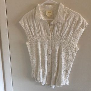 Anthropologie linen top!